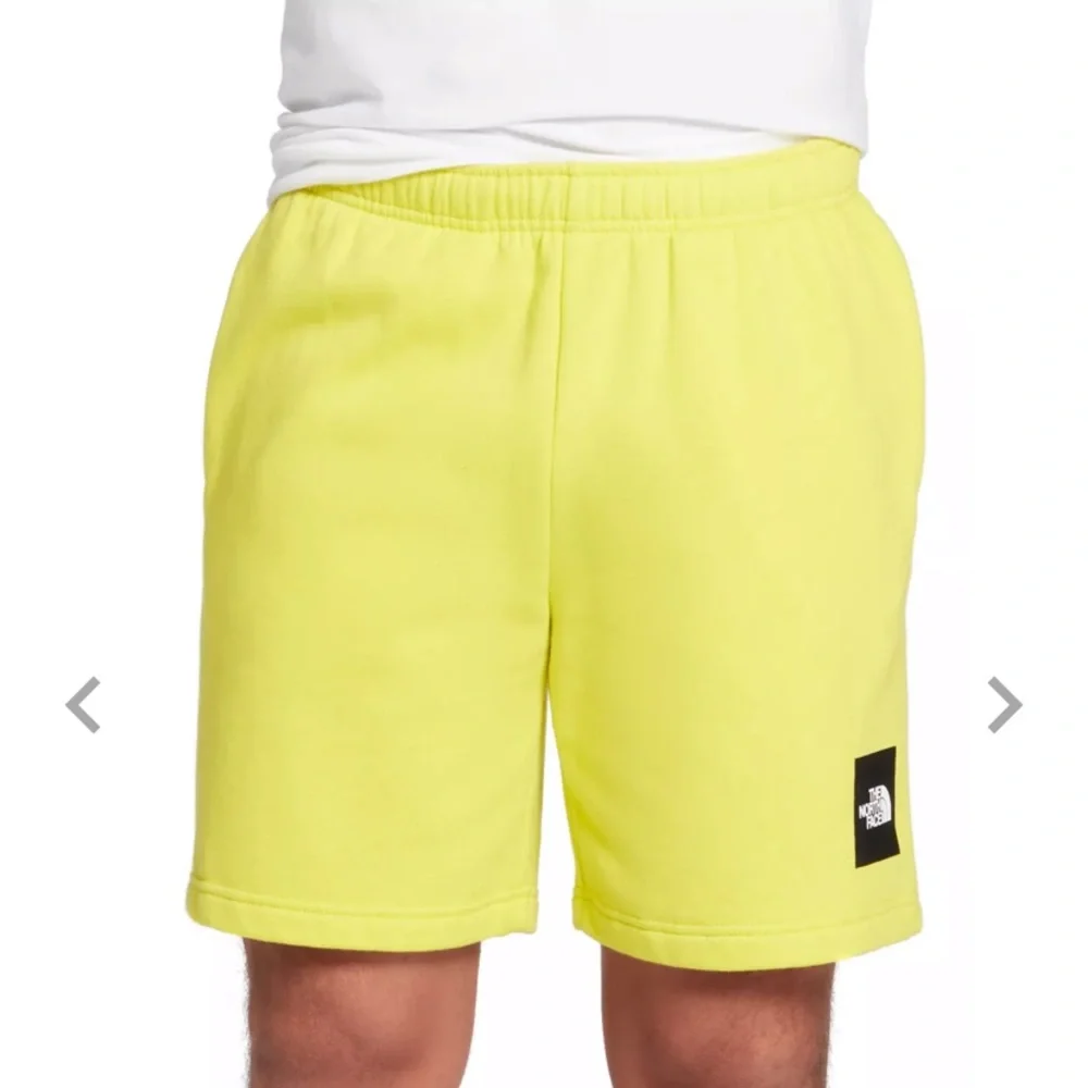 North Face Sweat Shorts Neon Yellow NWT Men’s Casual Loungewear